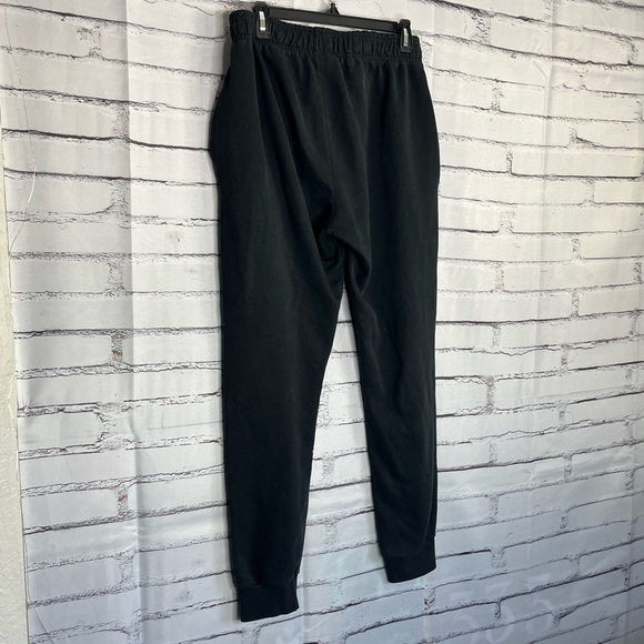 Champion Black Sweatpants SZ L Logo Graphic Joggers Streetwear Athleisure Men’s - Picture 10 of 13